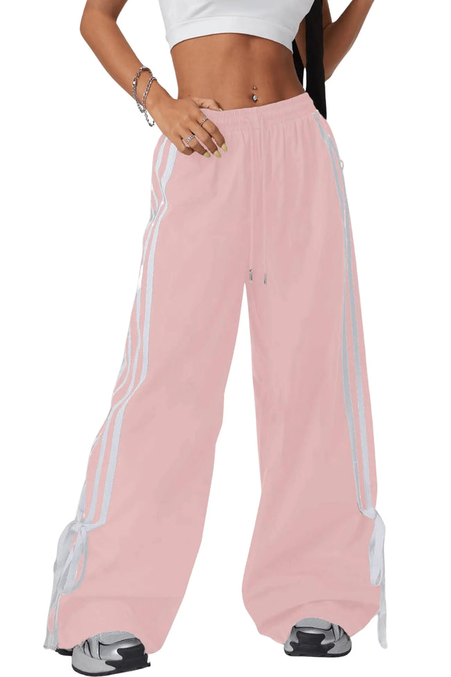 Women’s Y2K Bow Wide-Leg Pants - Veloura