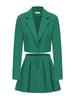 Women’s Blazer & Pleated Skirt Set - Veloura