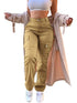 Women’s High-Waisted Y2K Cargo Pants - Veloura